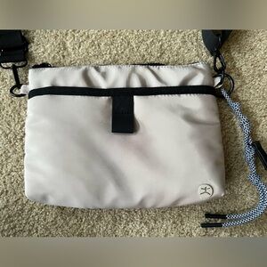 Danskin Zora Crossbody Bag Cream and Black
